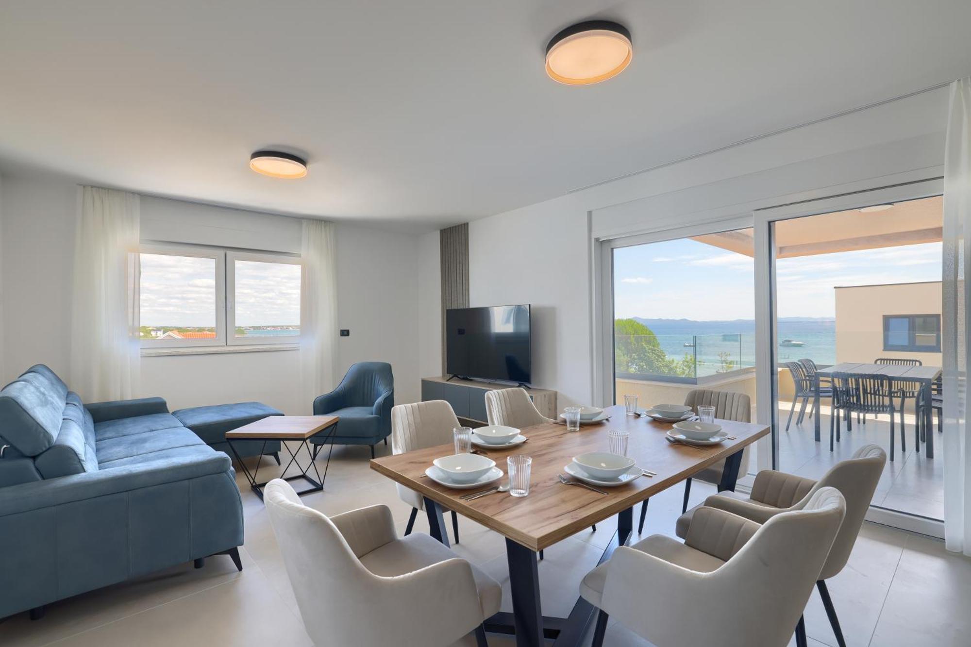 Deluxe Apartments Privlaka On The Sand חדר תמונה